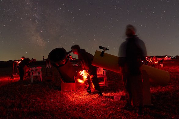 Pozorování na Astronomické expedici Autor: Pavel Váňa