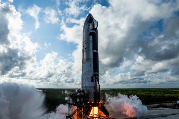 Testovací zážeh motorů Starship chystané na 6. testovací let Autor: SpaceX