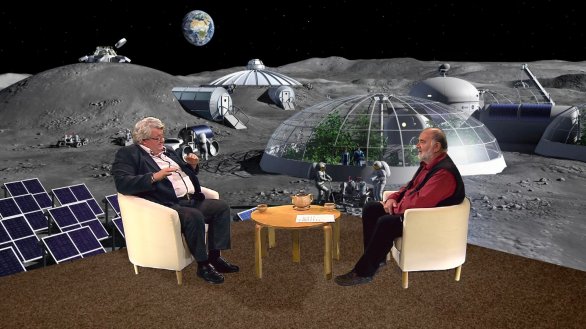 Milan Halousek o kosmonautice v pořadu Hlubinami vesmíru Autor: TV Noe