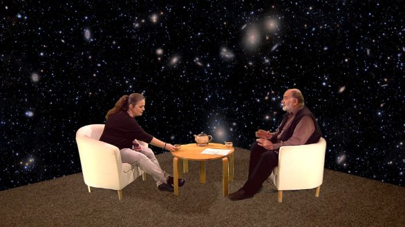 Dr. Soňa Ehlerová a Jinřich Suchánek v pořadu Hlubinami vesmíru Autor: TV Noe