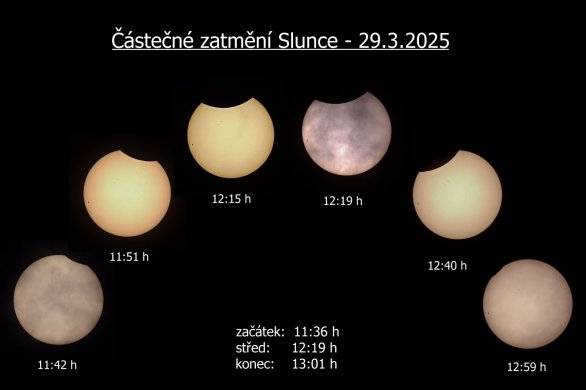 částečné zatmění Slunce 29. 3. 2025, Jiří Hlavatý Autor: Jiří Hlavatý