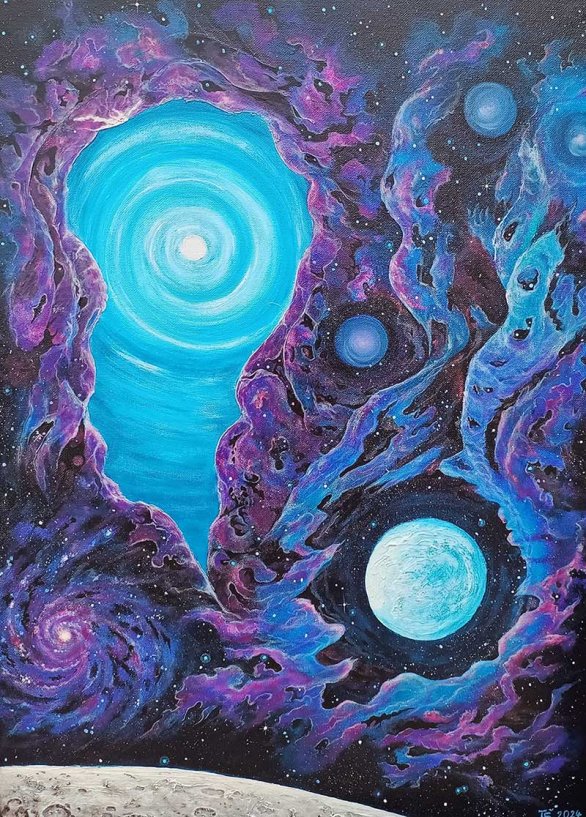 Obrázek „Nový začátek“ Táni Šilhavé 
(1. místo v kategorii výtvarné dílo soutěžících nad 18 let) Autor: Knihovna Mokré