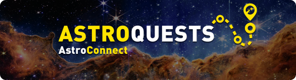 Astroquests Discord serveru Astroconnect, pozadí Carina Nebula z JWST, credit: NASA/ESA/CSA/STScI
