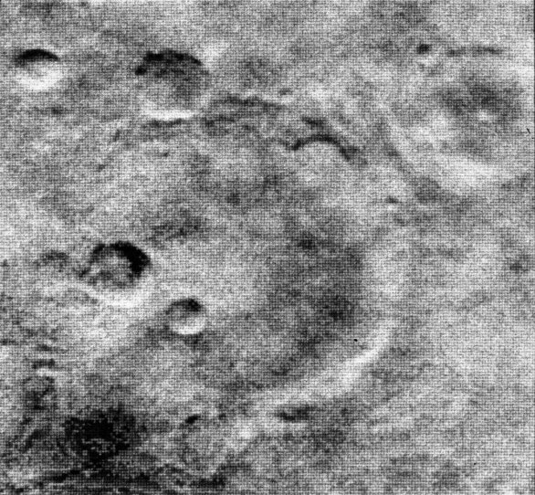 Jeden z nejslavnějších snímků Marineru 4. Autor: NASA/JPL