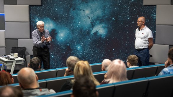 Jiří Grygar na OAV 2022 Autor: Archiv Planetárium Ostrava