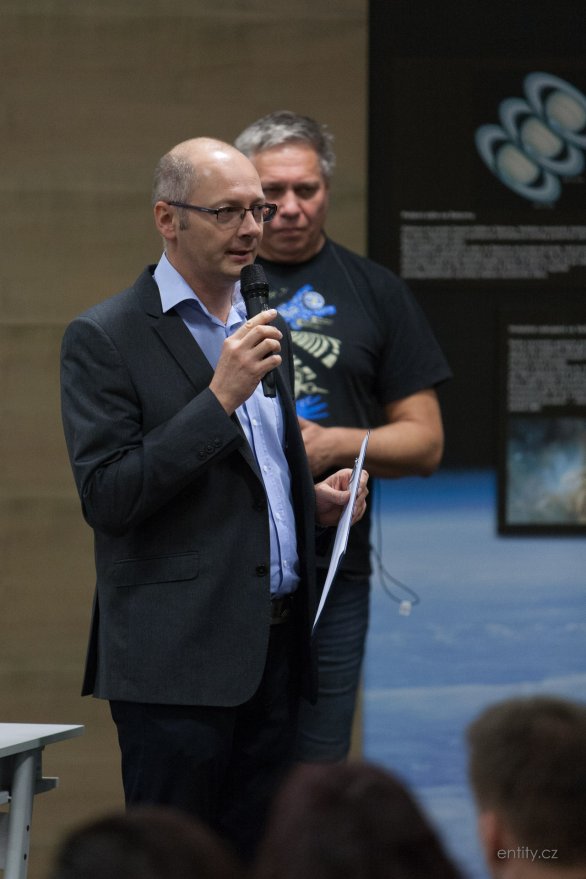Martin Vilášek na OAV 2016 Autor: Archiv Planetárium Ostrava