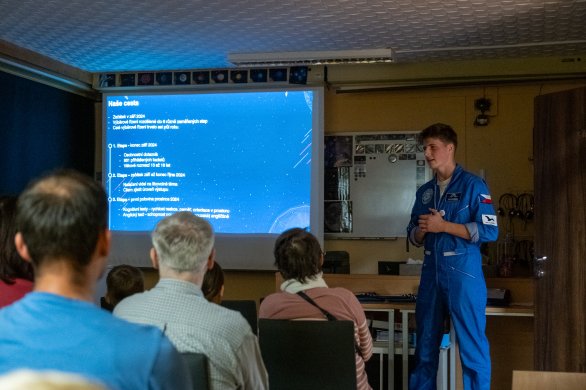 Noc vědců 2025 na Hvězdárně a planetáriu dr. Zdeňka Kvíze v Třebíči Autor: Markéta Zmátlová