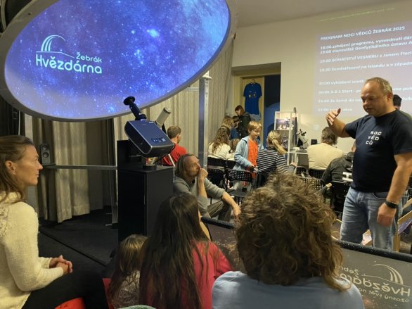 Noc vědců 2025 na Hvězdárně Žebrák Autor: Vladislav Slezák
