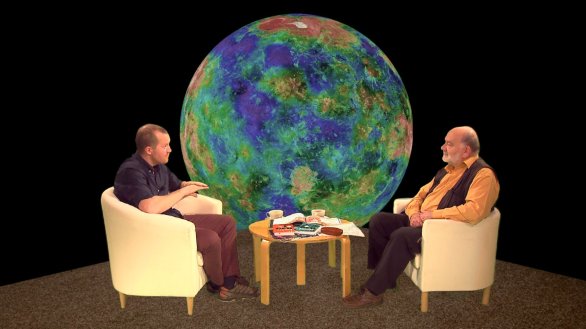 Mgr. Petr Brož, Ph.D. v pořadu Hlubinami vesmíru Autor: TV Noe