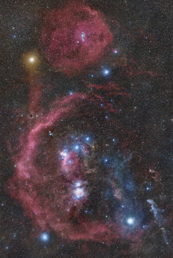 Orion v zářivých barvách Autor: Jakub Kuřák & Petr Horálek