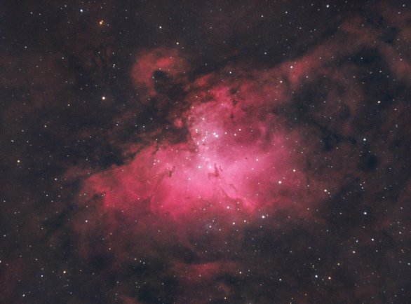 Orlí mlhovina M16 Autor: Matěj Merunka