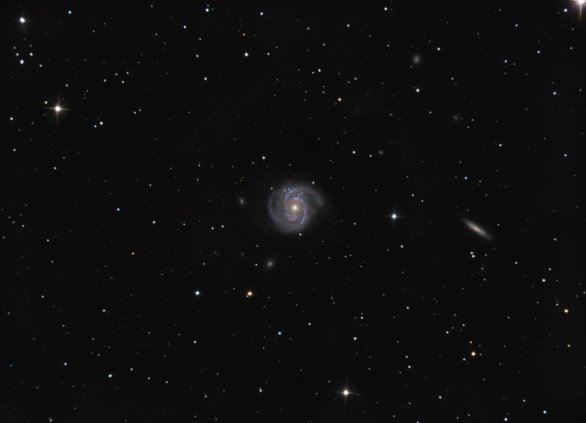 Galaxie M100 a okolí Autor: Matěj Merunka