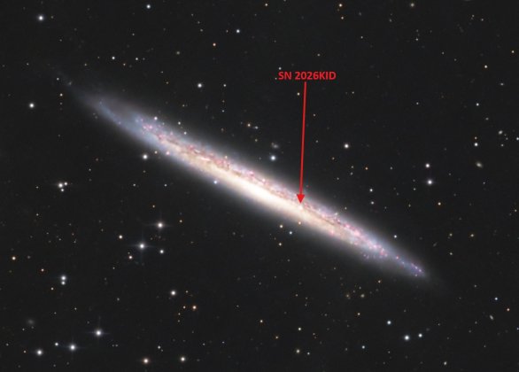 Supernova SN 2026kid Autor: Ján Gajdoš Supernova SN 2026kid Autor: Ján Gajdoš
