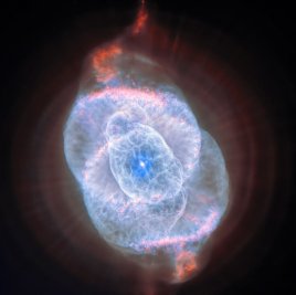 NGC 6543 "Kočičí oko" Autor: NASA