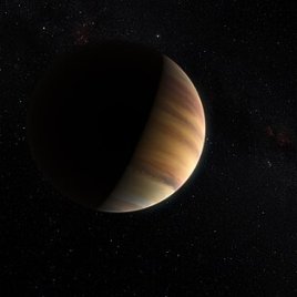 Exoplaneta 51 Pegasi b (malířova představa) Autor: cs.wikipedia.org