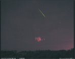 Red sprites  a meteor nad Rakouskem. Autor: Martin Popek