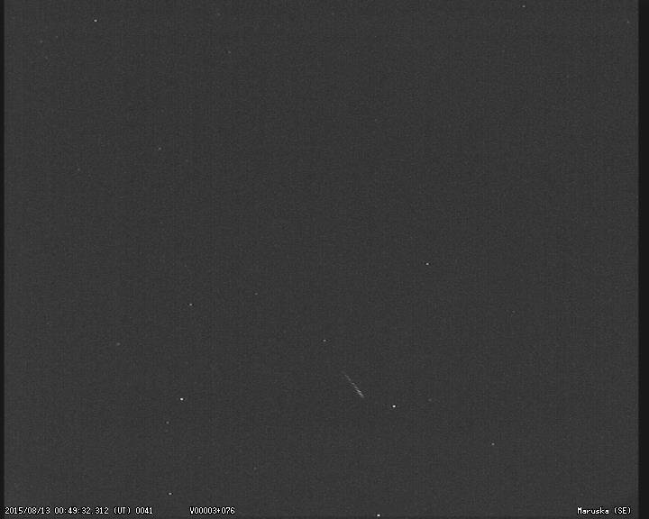 Meteor 20150813_004932 - stanice Maruška SE. Autor: Jakub Koukal