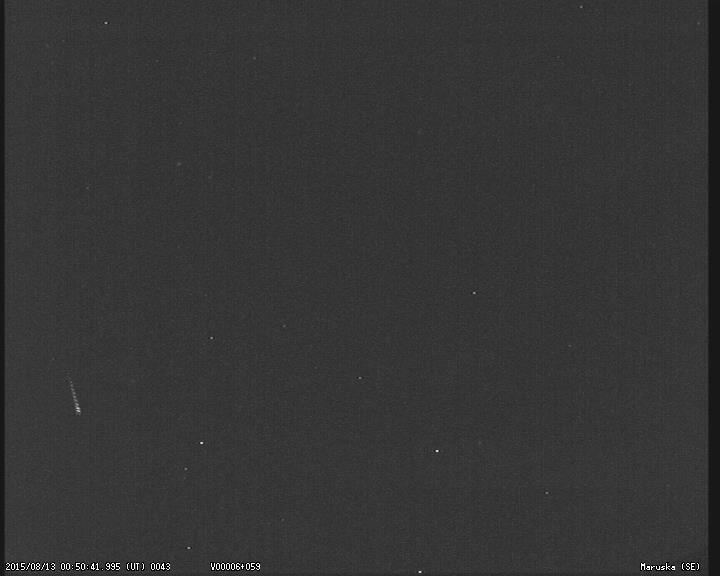 Meteor 20150813_005041 - stanice Maruška SE. Autor: Jakub Koukal