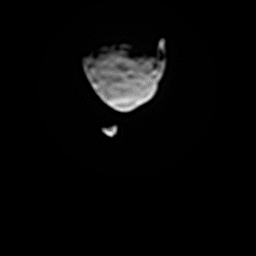 Vzájemný zákryt měsíce Deimos Phobosem, sol 351, Curiosity Autor: NASA / JPL-Caltech / Malin Space Science Systems / Texas A&M University