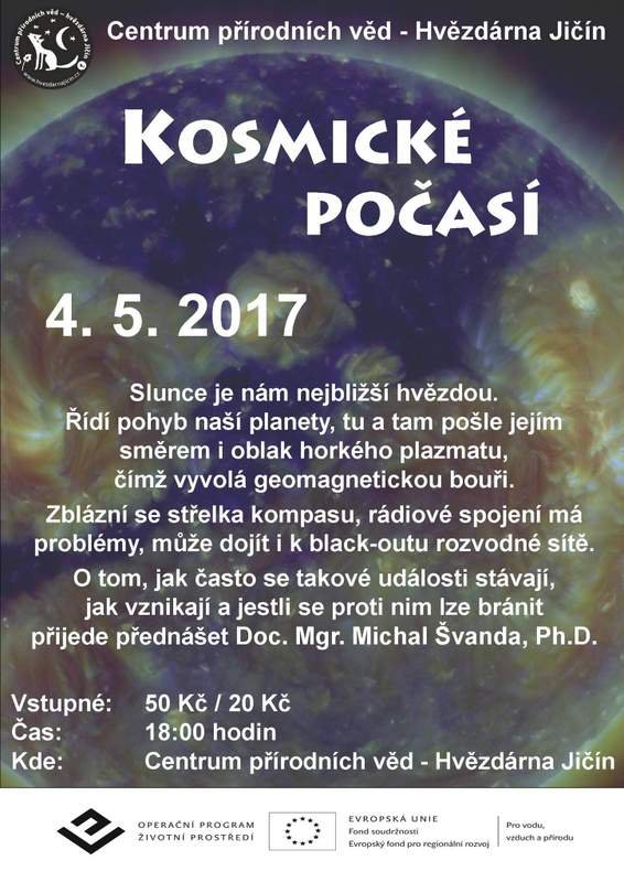 Přednáška - Kosmické počasí a vlivy Slunce na Zemi Autor: David Vališka